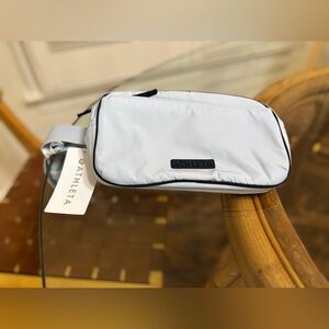 Athleta All About Tipping Belt Bag White NWT Recycled Water-Repellent